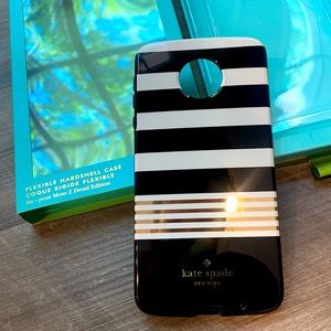 Phone Case Kate Spade Moto Z Droid Flexible Hard Shell Phone Case